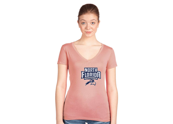 Women's UNF Ospreys Next Level V-Neck T-Shirt