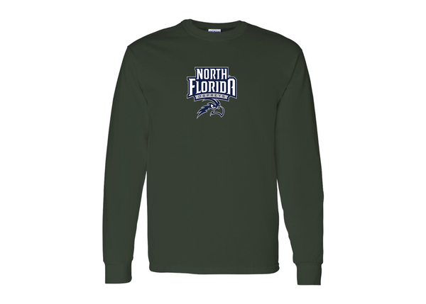 Men's UNF Ospreys Gildan Heavy Cotton Long Sleeve T-Shirt