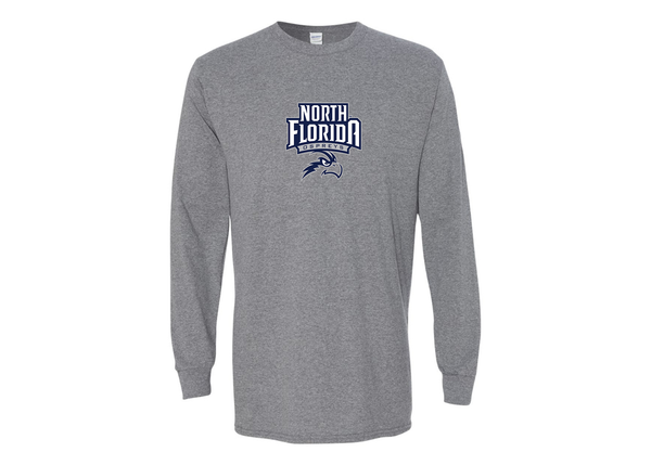 Men's UNF Ospreys Gildan Heavy Cotton Long Sleeve T-Shirt