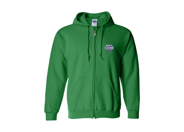 Men's UNF Ospreys Gildan  Heavy Blend Full Zip Hooded Sweatshirt