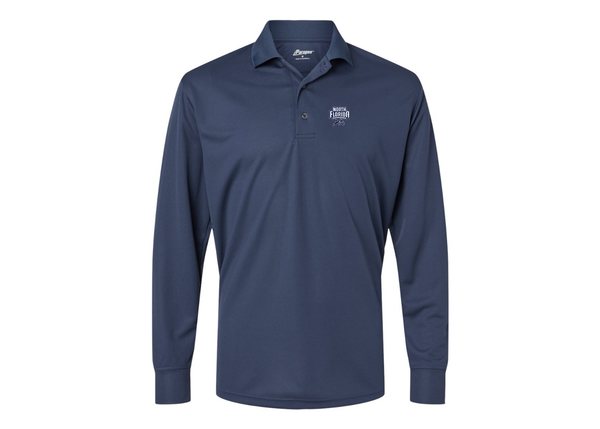 Men's UNF Ospreys Paragon Prescott Long Sleeve Polo