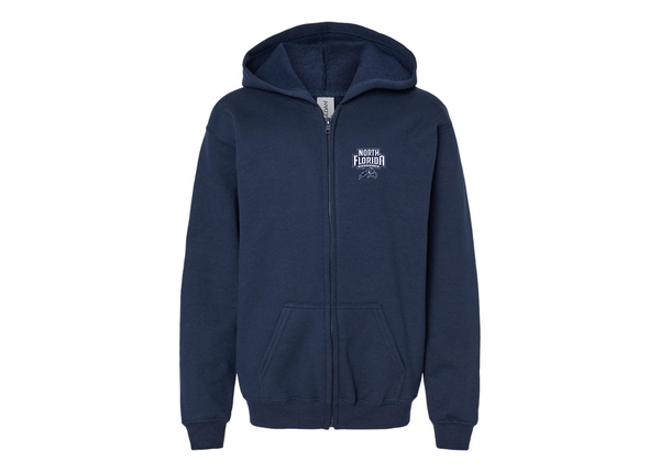 Gildan Heavy Blend Youth UNF Ospreys Full Zip Hooded Sweatshirt