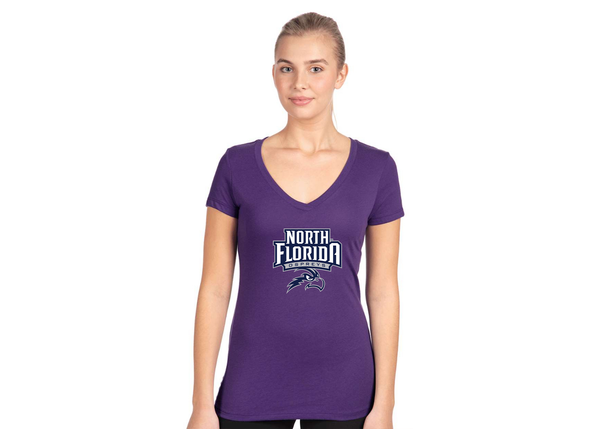 Women's UNF Ospreys Next Level V-Neck T-Shirt