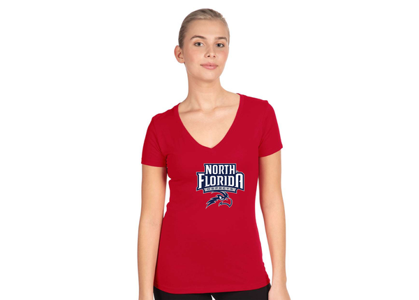 Women's UNF Ospreys Next Level V-Neck T-Shirt