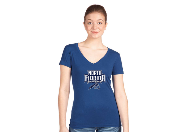 Women's UNF Ospreys Next Level V-Neck T-Shirt