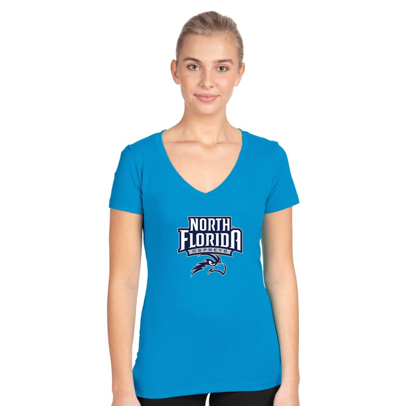 Women's UNF Ospreys Next Level V-Neck T-Shirt