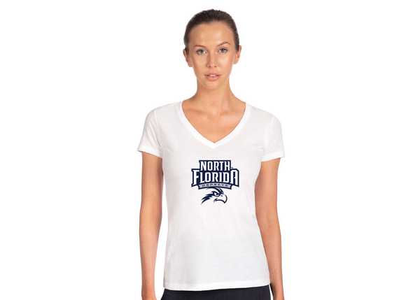 Women's UNF Ospreys Next Level V-Neck T-Shirt